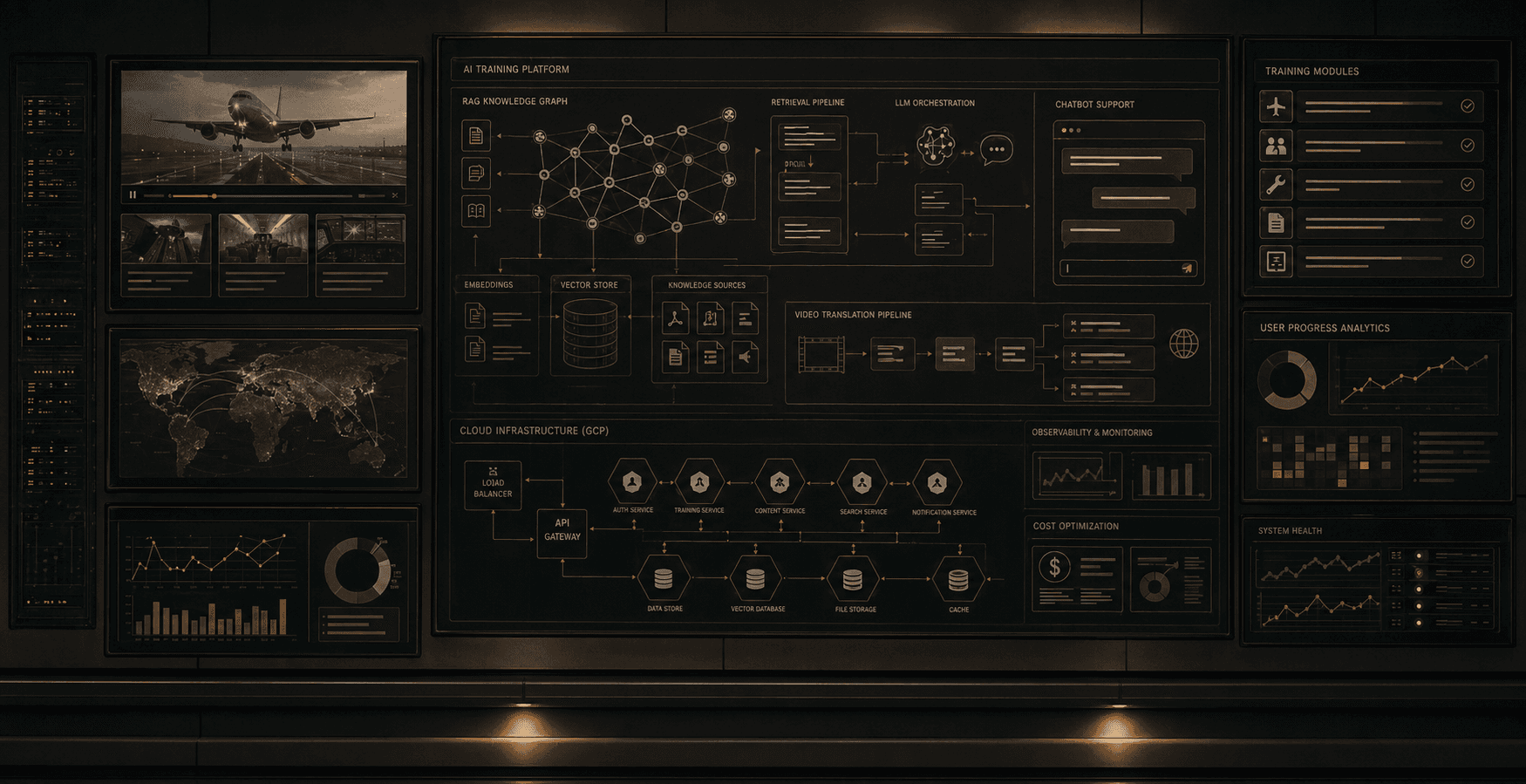 AI-Native Training Platform Rewrite project visual