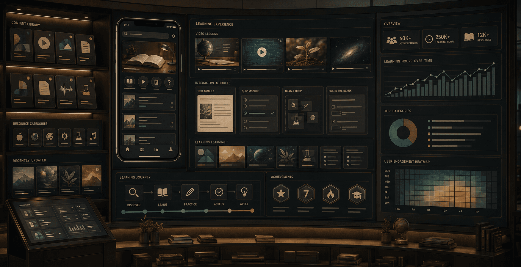 Teacher Resource Mobile Platform project visual