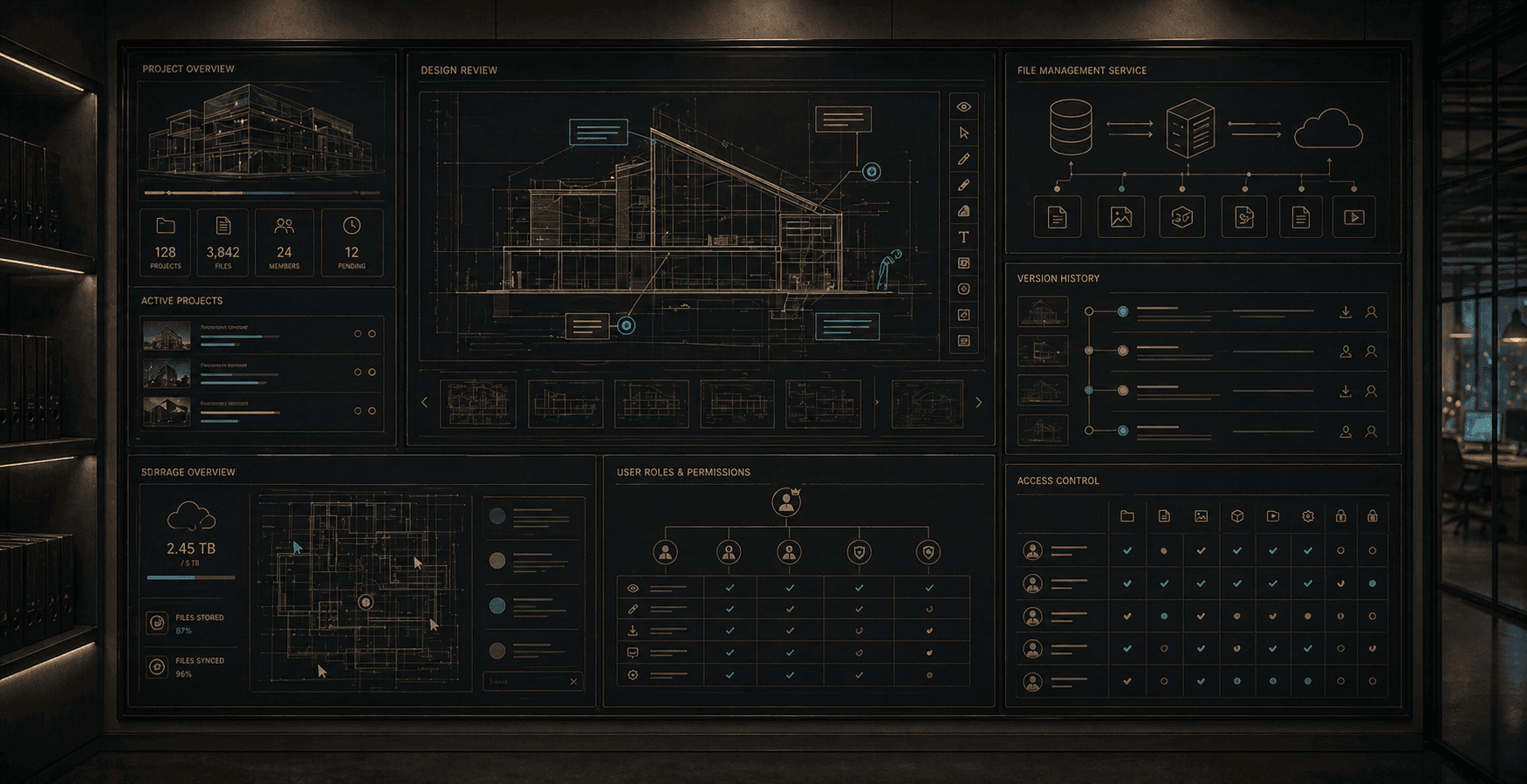 Architecture Project Management Platform project visual