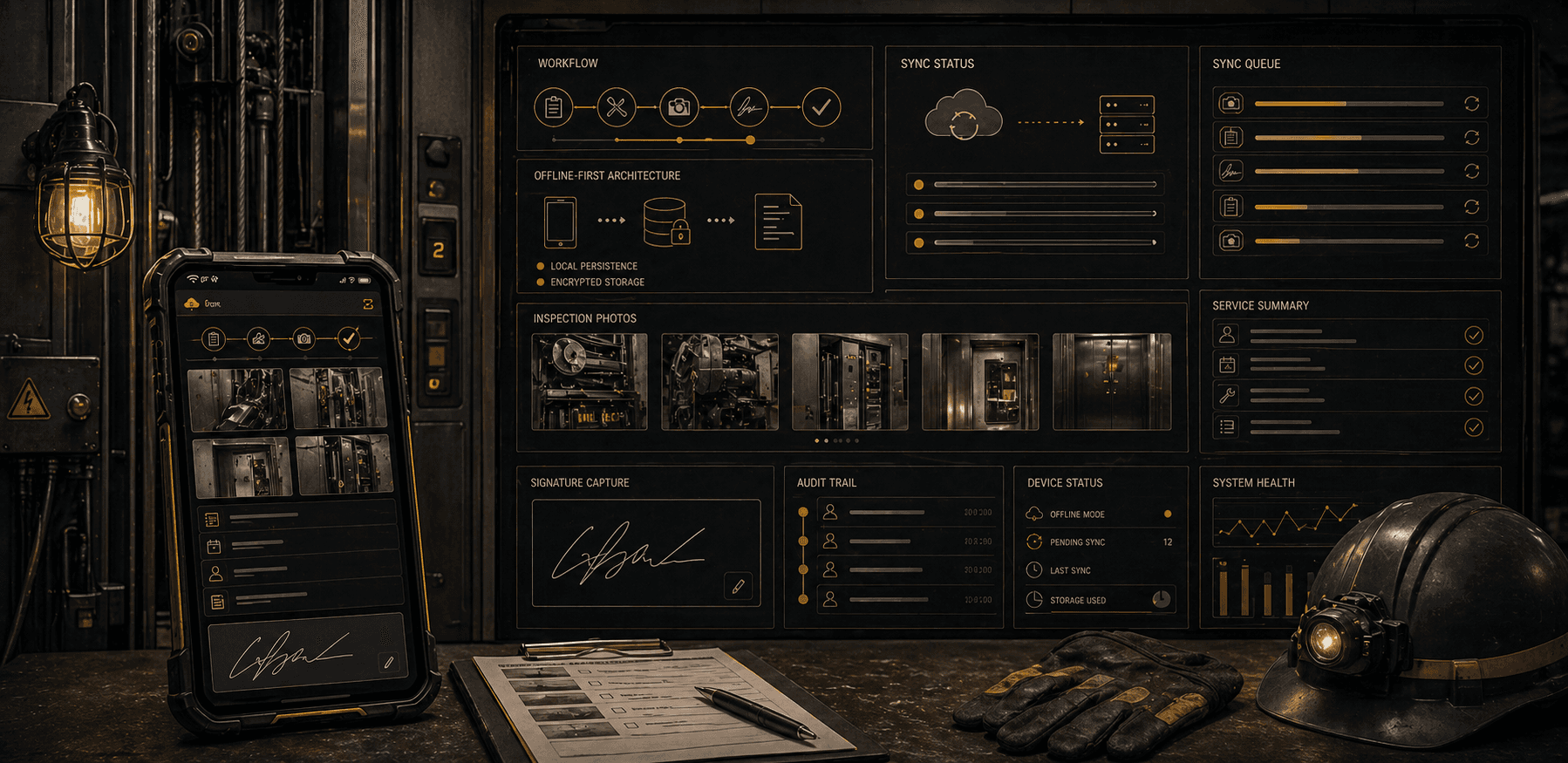 Offline-First Field Verification System project visual