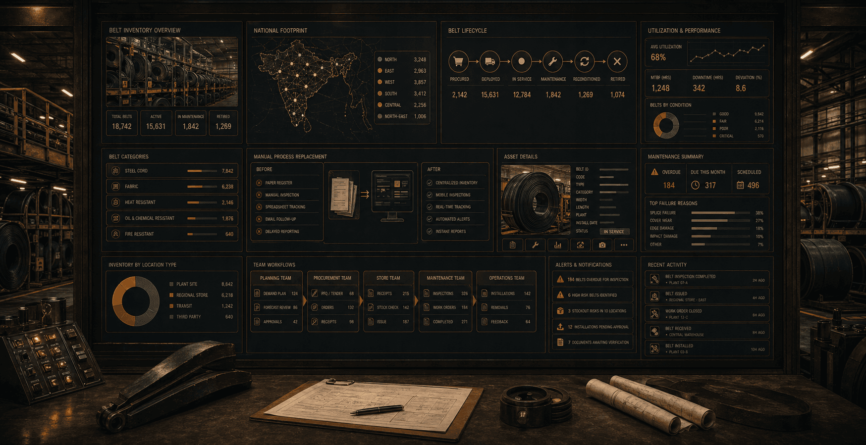 National Belt Inventory System project visual